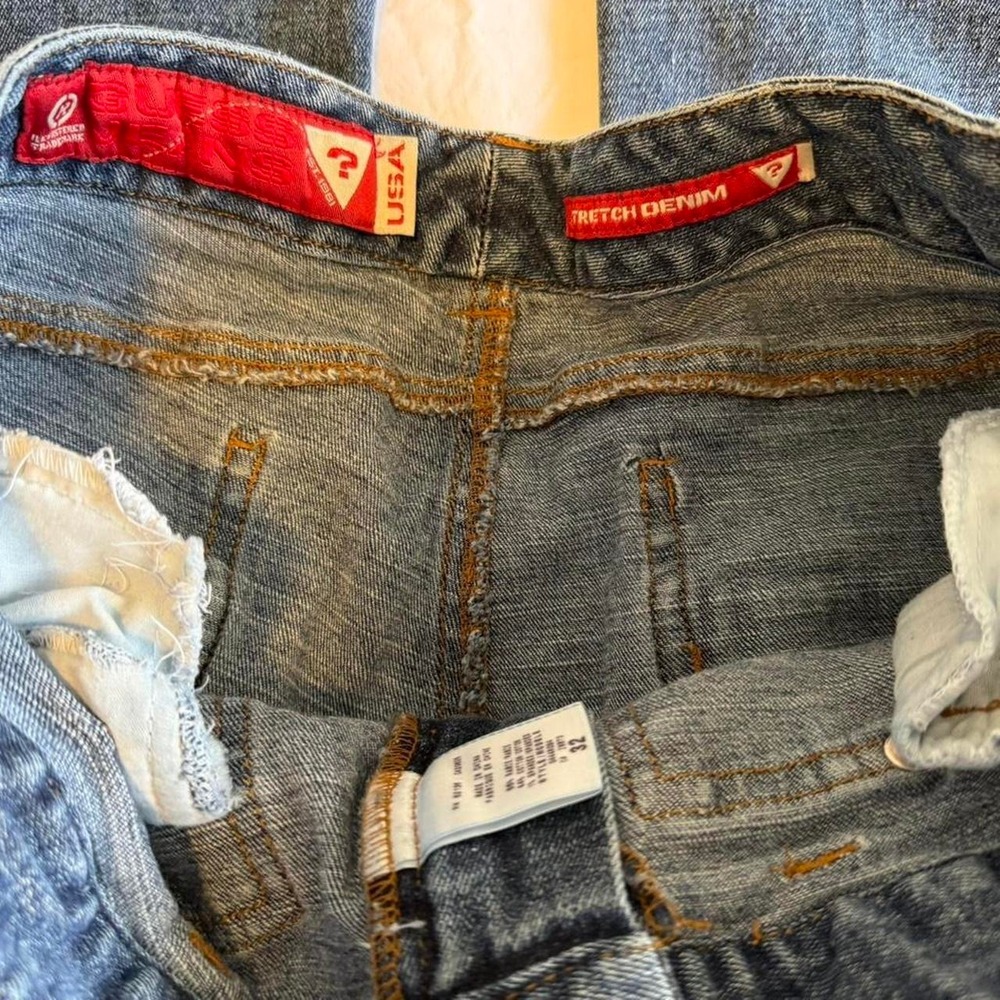 Guess Vintage bootcut jeans mid to low rise Size 32 - Picture 4 of 8